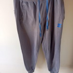 Zakcret men's sweatpants with waist drawstring, grey, size S