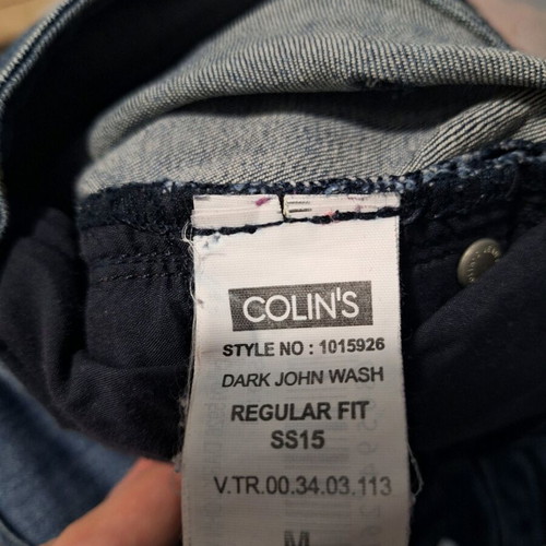 Colin's jeans men's shorts M regular fit like new, blue