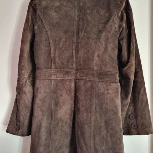 Leather suede jacket used, size L