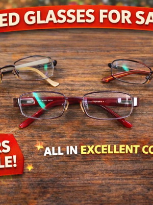 Glasses in like new condition