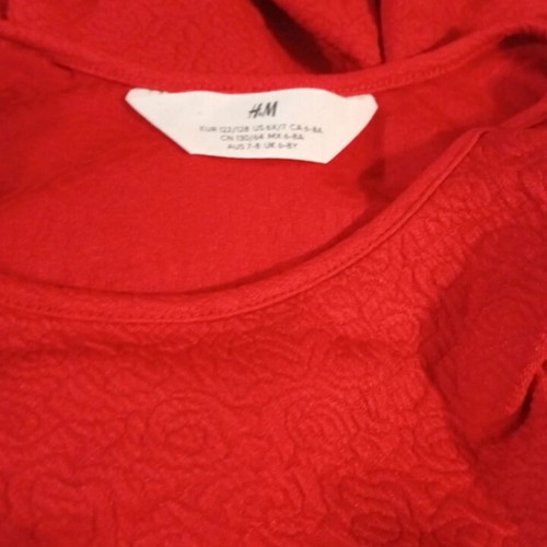 H&M dress 6-8 years used, red