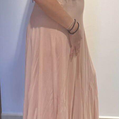 Madame Shou Shou skirt and blouse set like new, gray and pink