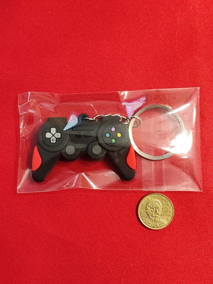 Joystick-shaped keychain new, black
