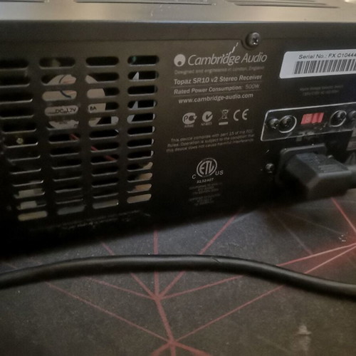 Cambridge Audio Topaz SR10 V2 used stereo amplifier