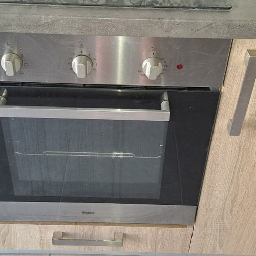 Whirlpool built-in electric oven with furniture set