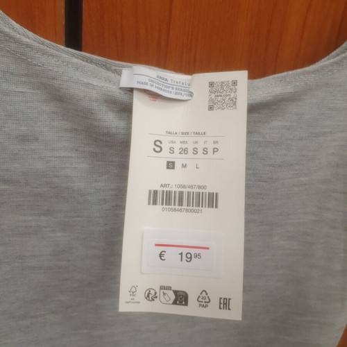 Zara dress grey size S