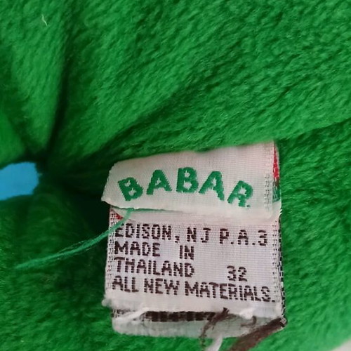 Babar plush 20cm like new