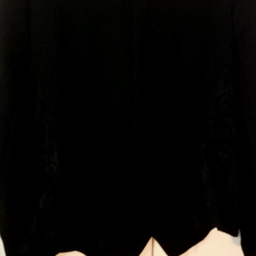 Short Fitted Jacket with Lace on Side H&M like new, black, XL