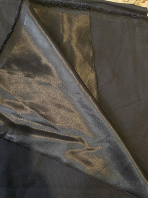 Double-sided dark blue fabric for sewing