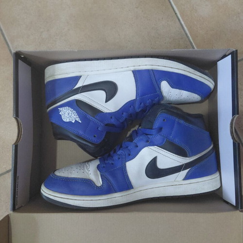 Nike Jordan 1 Mid Game Royal sneakers like new size 44.5