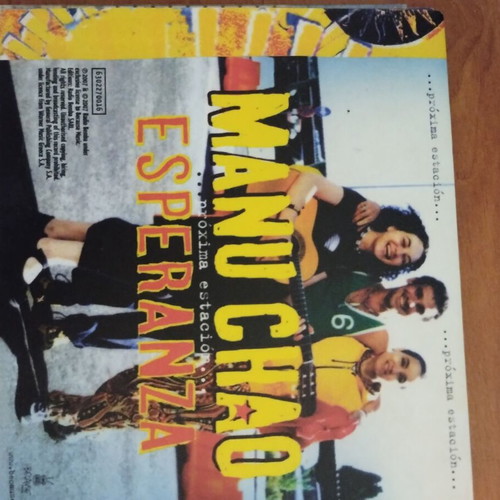 Manu Chao Esperanza CD new, folk