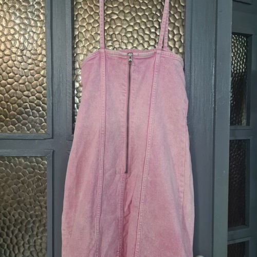 Women's mini denim dress like new, size S/M