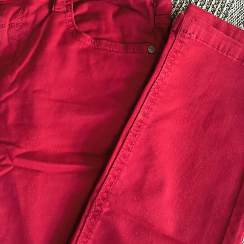 Mayoral red pants for 8 years like new, size 128 cm