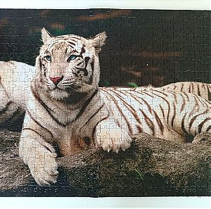 Έτοιμο παζλ "White tiger"