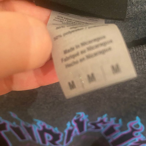 Thrasher T-shirt medium size like new, gray