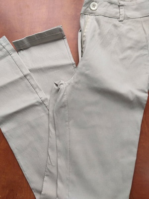 Elastic pants used, size M, beige