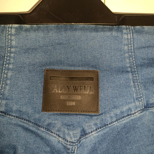 Tally Weijl denim leggings used, blue, size XS