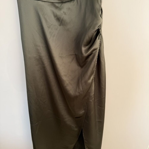 Zara khaki dress medium size like new