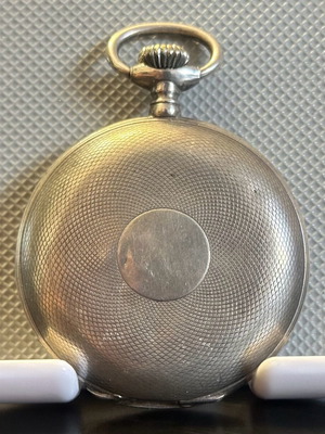 Borel Fils & Cie old silver Swiss pocket watch used