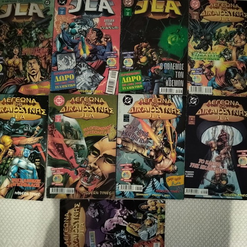 JLA The Legion of Justice comics 1-9, Modern Times