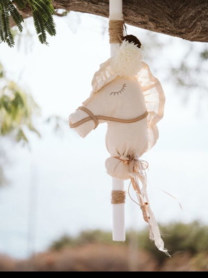 Horse Baptism Favors New, Set of 60 Handmade Plaster