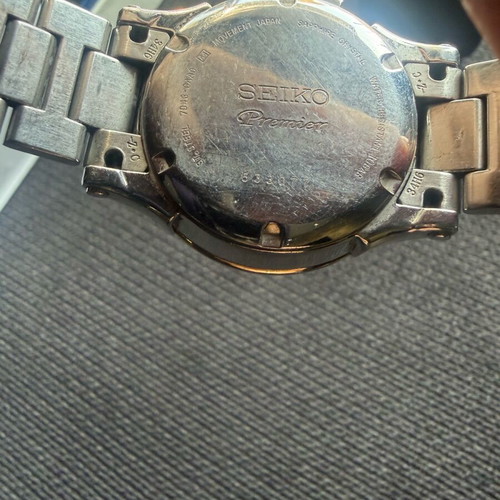 Seiko Premier Kinetic Perpetual Calendar 7D48 μεταχειρισμένο με κουτί