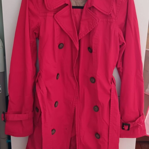 S.Oliver trench coat like new, red, size M
