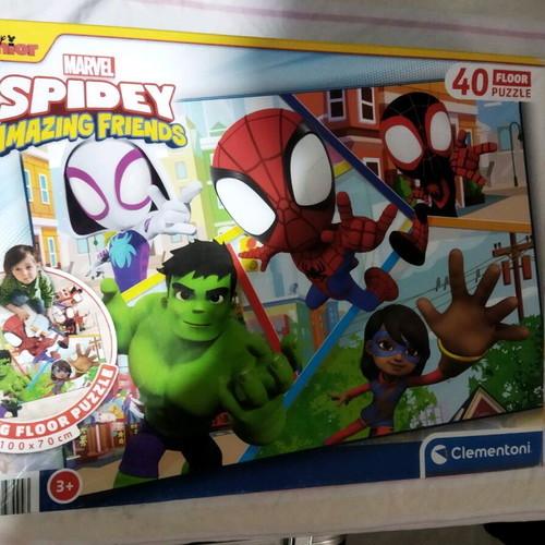 Spidey & his Amazing Friends floor puzzle like new 1.00x0.70 m