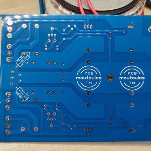 Regulated Symmetric Power Supply PCB for Audio Amplifiers New