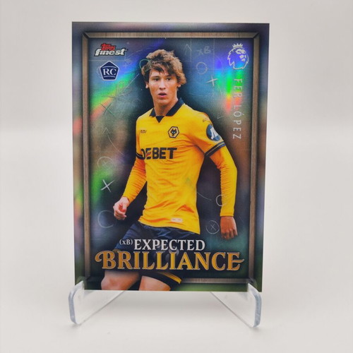 2025-26 Topps Finest Fer Lopez Expected Brilliance Refractor RC like new