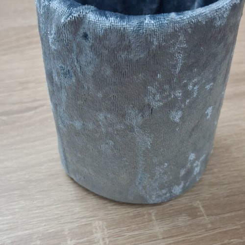 Velvet pencil holder, 10cm height