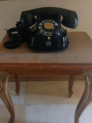 Τηλέφωνο RTT 56B μεταλλικό, Made in Belgium, 1956, λειτουργικό