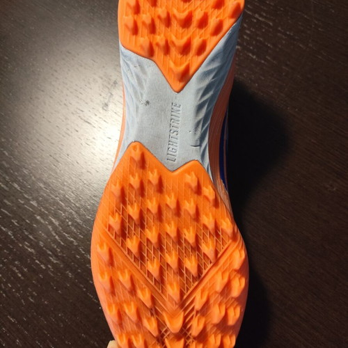 Adidas X Crazyfast Messi TF laceless turf shoes used, multicolor, size 40