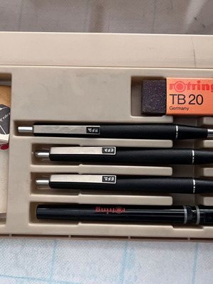 Σετ ραπιδογράφος με μολύβι Rotring ΡΒΒ καινούργιο