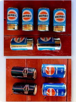 Berec & Daimon batteries used, pack of 10, empty
