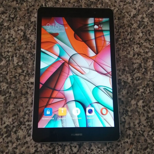 Mediapad T3 8' used with screen crack, fully functional