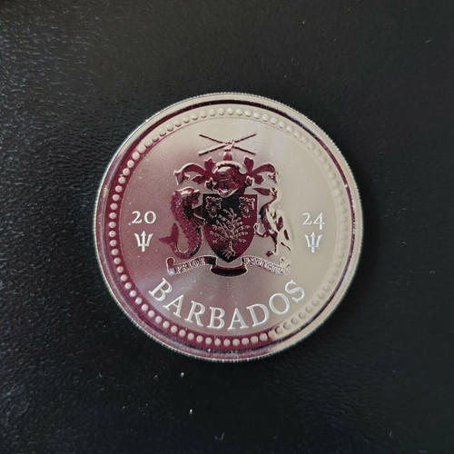 Silver Coin 1 oz 999 Barbados 2024 new from Scottsdale Mint