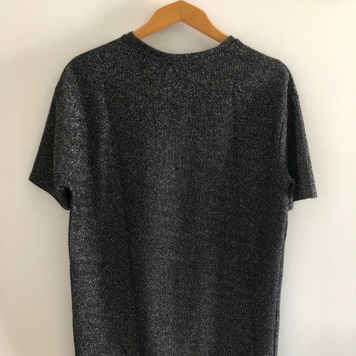 Zara metallic blouse dress used, size M