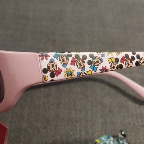 Disney Minnie Mouse Kids Sunglasses new, pink frame with floral pattern
