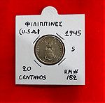  # 43 -Ασημενιο νομισμα Φιλιππινες