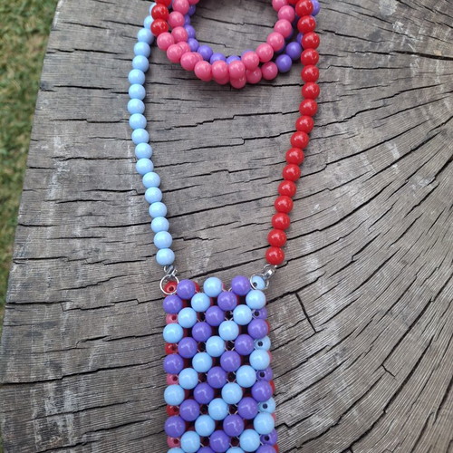 Handmade Beaded Case for Lighter Lipstick Vape