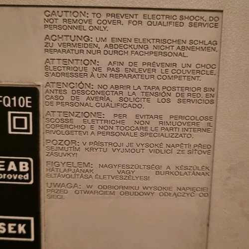 TV CRT Sony Trinitron 21"