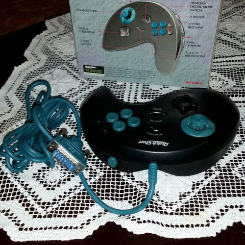QuickShot X2 Pad controller lightly used with Gameport connection
