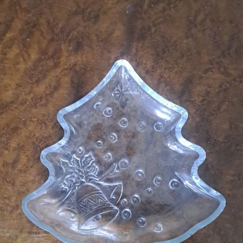 Christmas small plate holder like new
