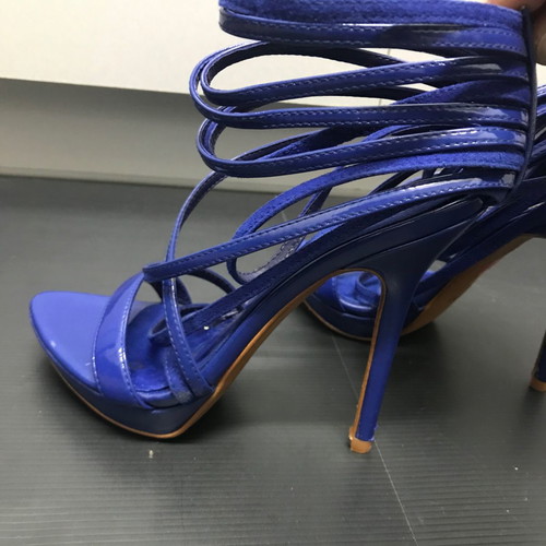 Zara sandals used, size 37, blue