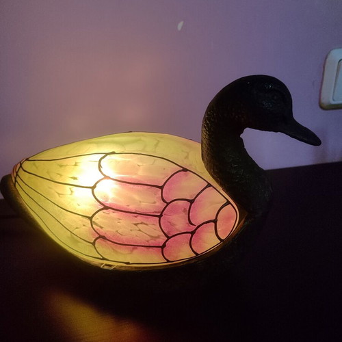 Vintage duck-shaped table lamp like new