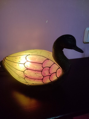 Vintage duck-shaped table lamp like new