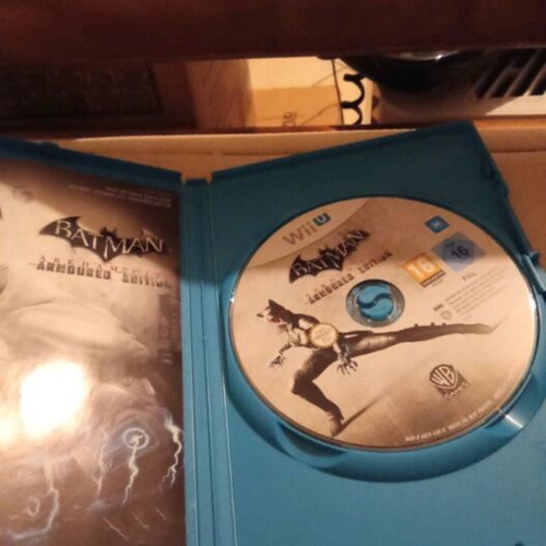 Wii U games Zelda Breath of the Wild and Batman Arkham City used