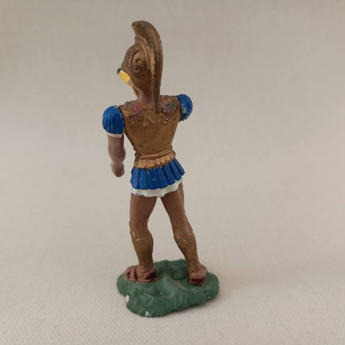 Athena Ancient Greek Soldier Figure with Horn