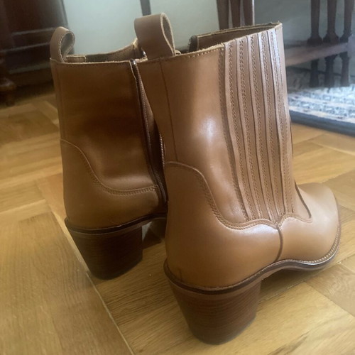 Alpe women's brown ankle boots new, size 40